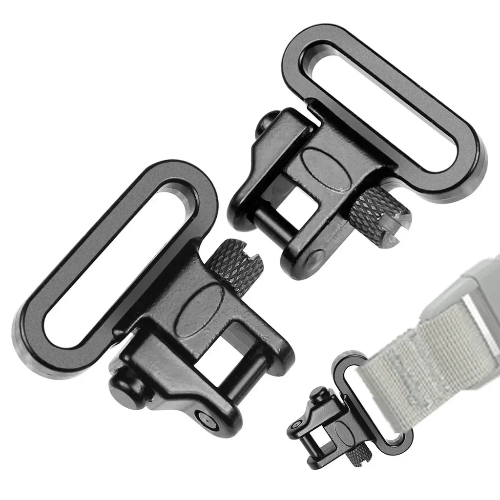 Adattatore per montaggio girevole con imbracatura QD tattico da 1,25 pollici Stacco rapido Clip girevoli per imbracatura da 300 libbre Accessori per pistola giocattolo