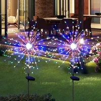 90/200LED Solar Firework Light Waterproof Outdoor Lighting Fairy String Light Christmas Solar Lights Outdoors Garden Decoration