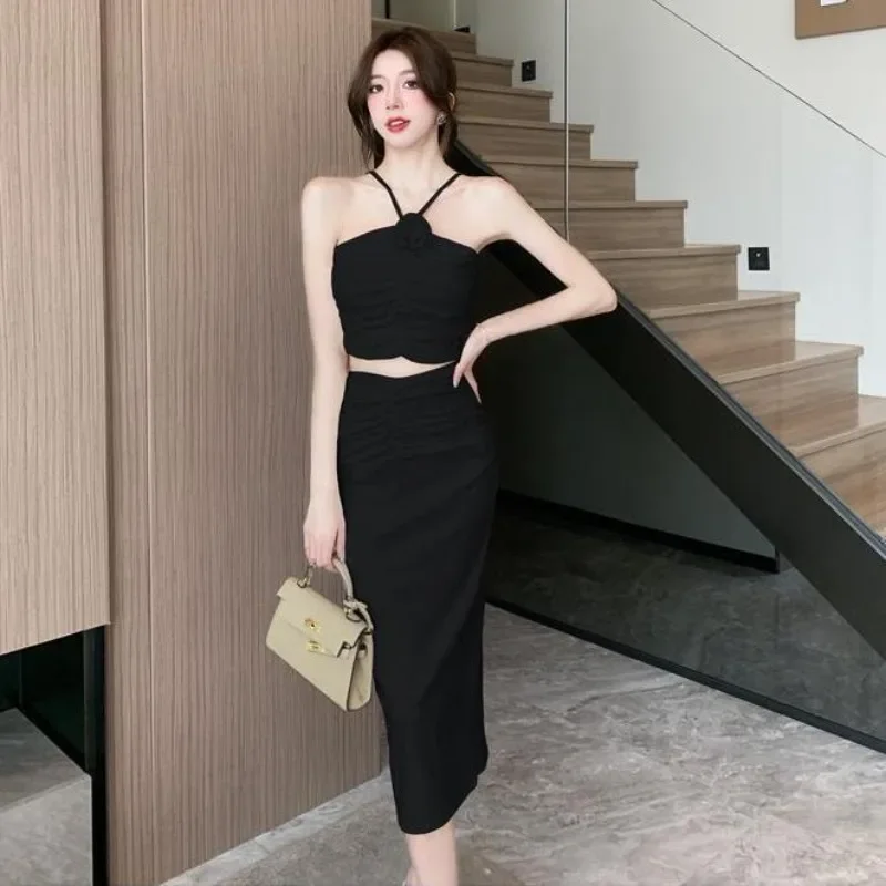 Sexy Vrouw Outfit Kleding Trend 2025 Volledige Co Ord Nieuwe Bijpassende Koreaanse Stijl Zomer Mode Kleding 2 Stuks Rok Sets voor Vrouwen