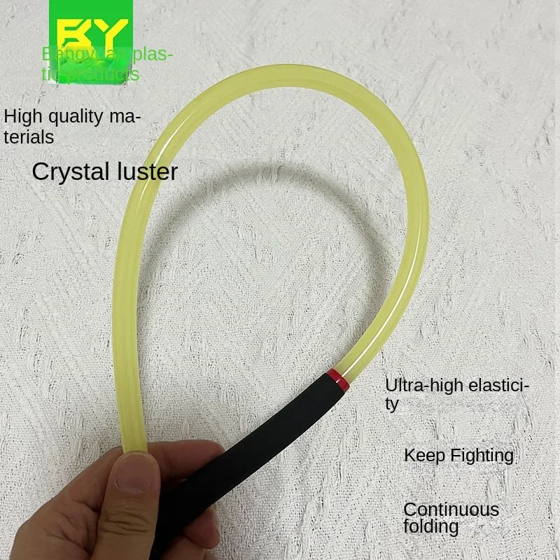 50cm 10mm Cow Tendon Whip Teacher Teacher Ruler Soft Whip Household Rattan Crystal Soft Rod Finger Pen Elastic Glue Stick