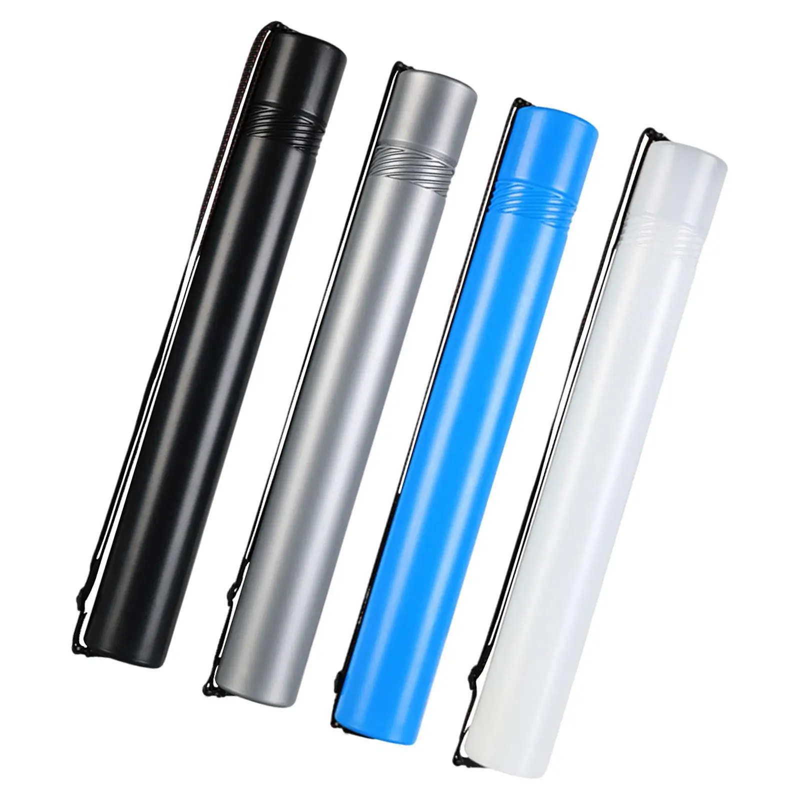 Poster Storage Tube Round Storage Case 20"-37" Extendable with Adjustable Strap for Paper Rolls Drawings Documents