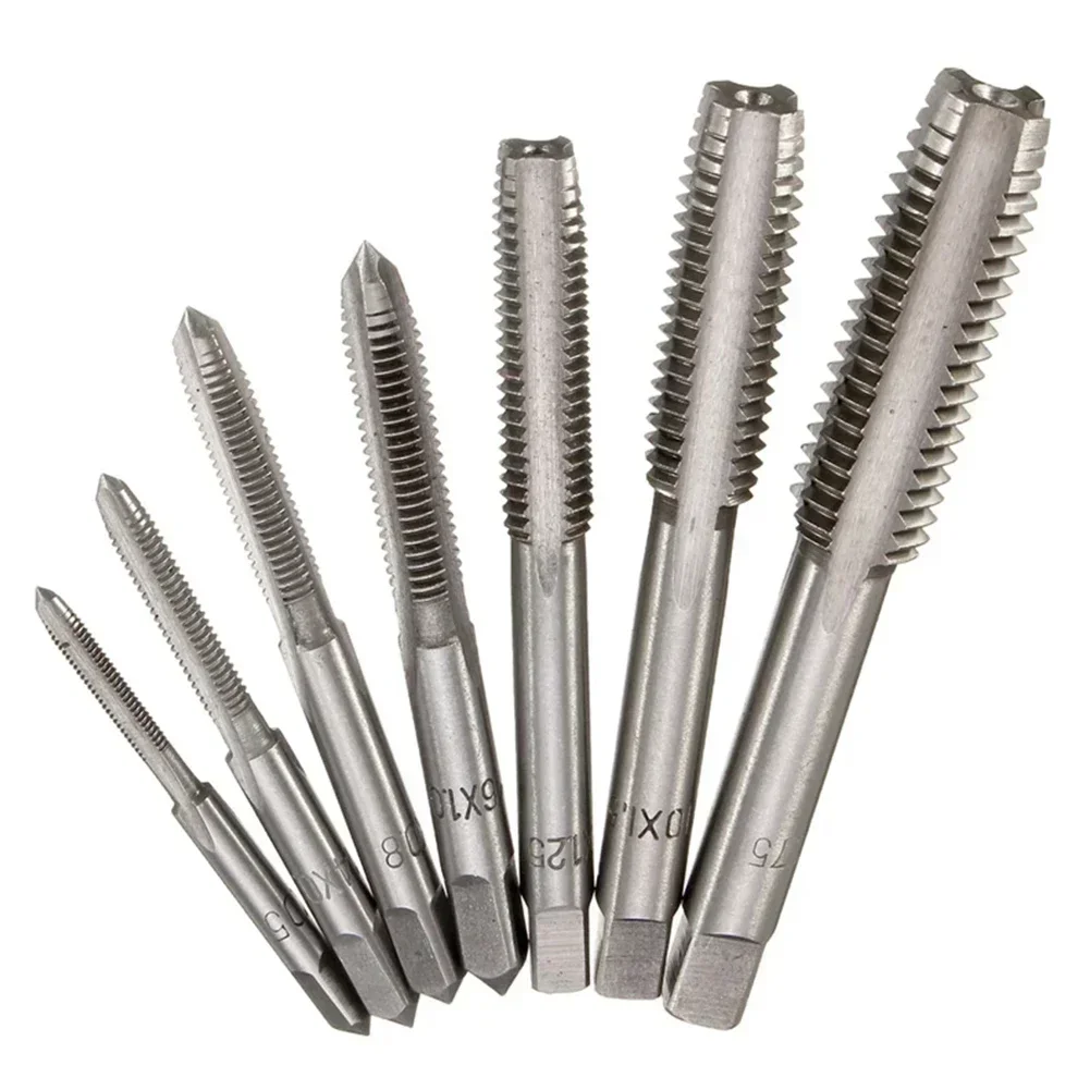 Spiral Pointed Tap Tap Drill Bits Right Hand Screw Thread Tap Straight Fluted For Processing Metric Replacement High Quality