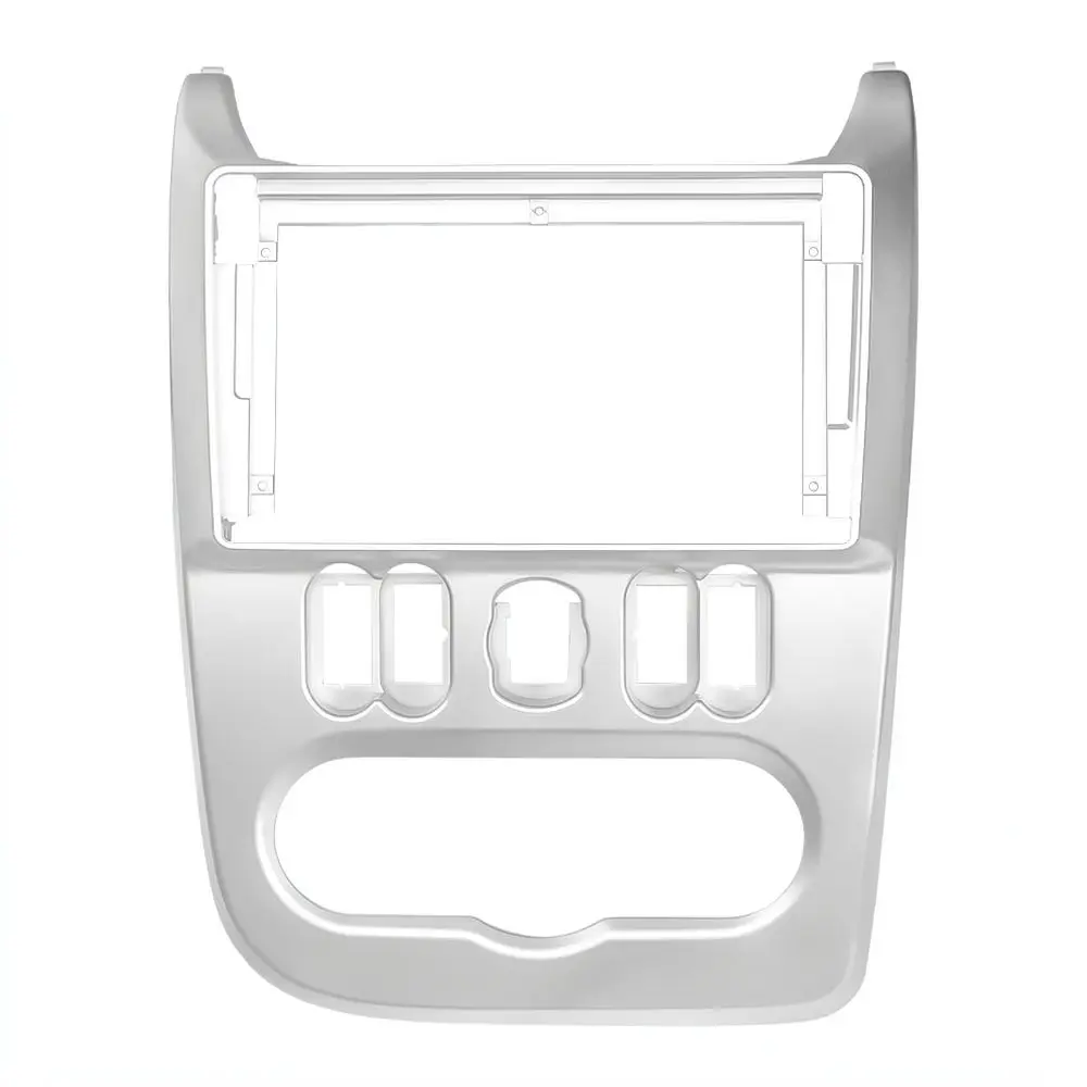 For For Renault Logan 2010 2013 Car Radio Fascia Panel 9 Inch Multimedia Player Dash Mount Adapter Trim Housing Frame