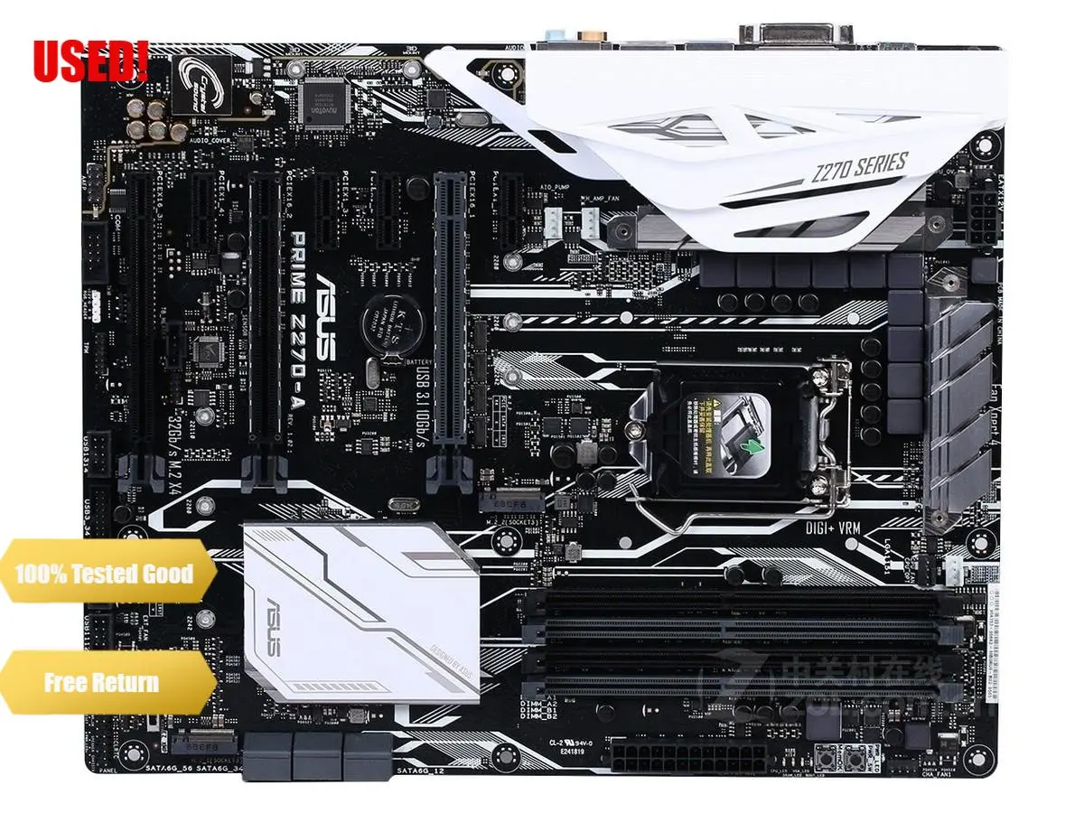 ASUS PRIME Z270-A motherboard LGA 1151 DDR4 USB3.1 64GB Z270 desktop motherboard