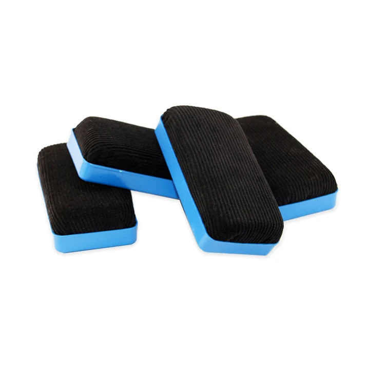 5 Pcs School Office Magnetic Foam Fabric Dry Eraser Whiteboard Blackboard Cleaning Eraser