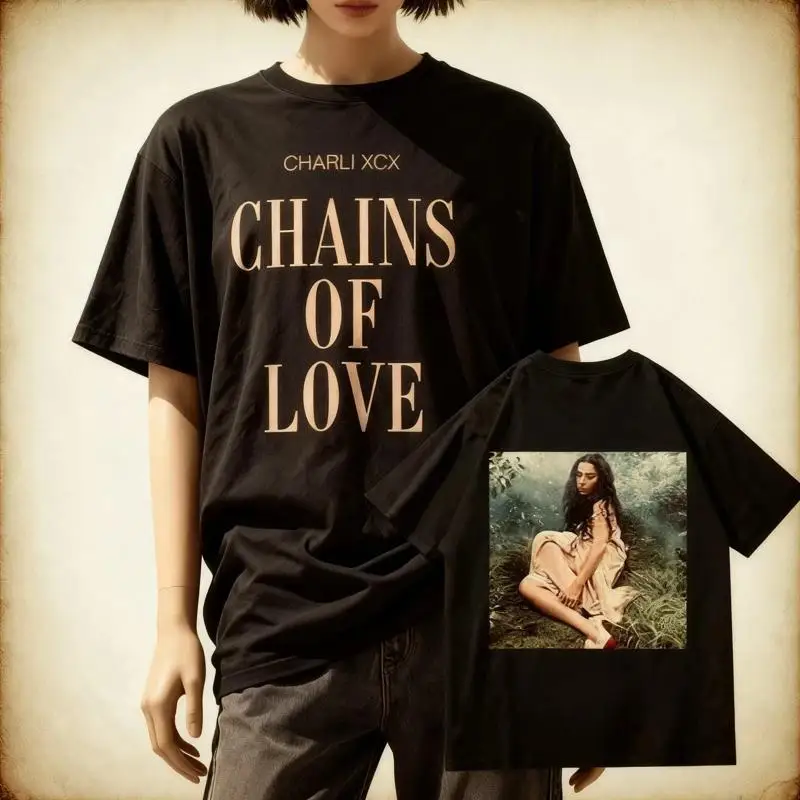 Charli XCX Chains Of Love Band Portrait T-Shirt