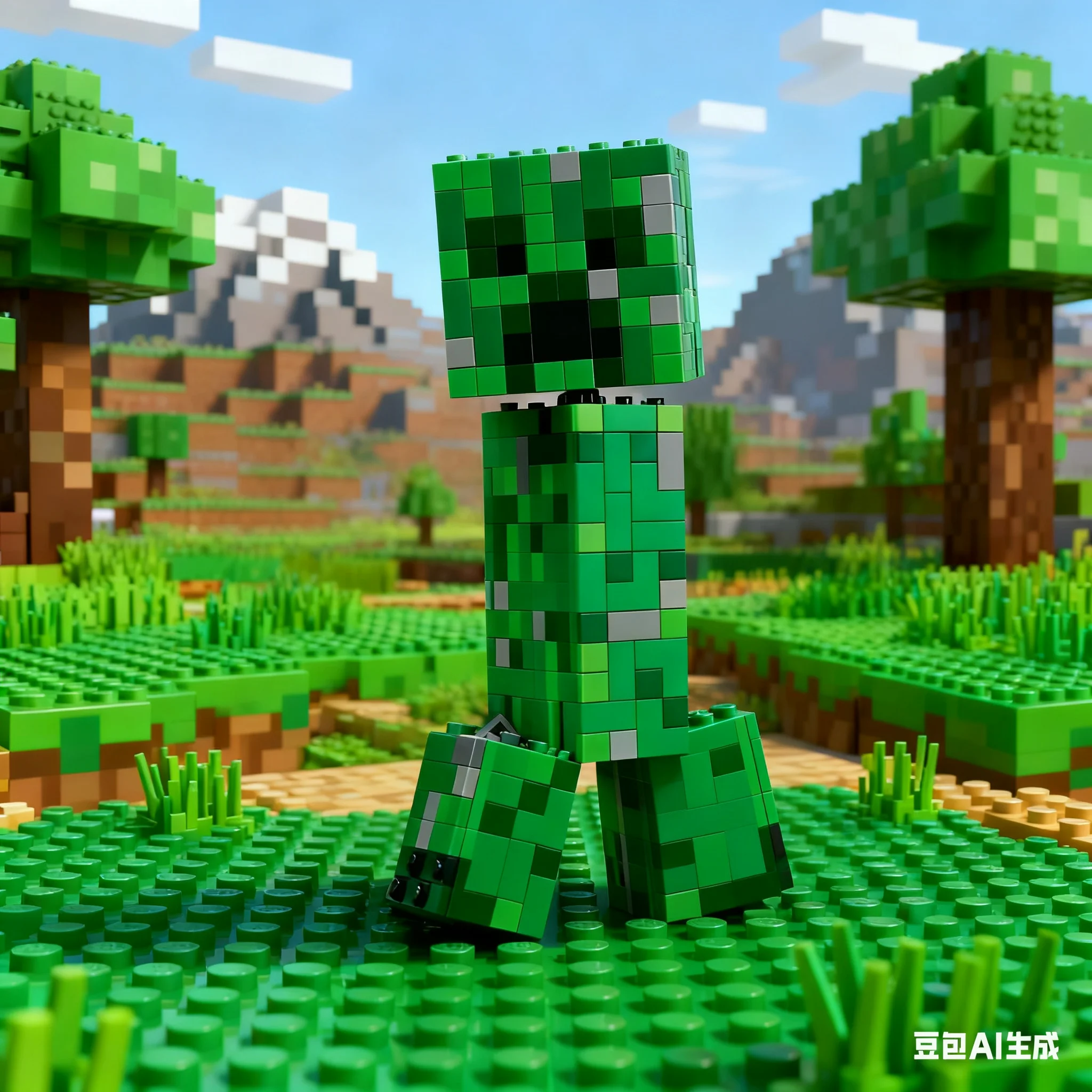 لعبة ألغاز Lego Blocks My World Series 21276، هدية لعبة ألغاز للأطفال #4