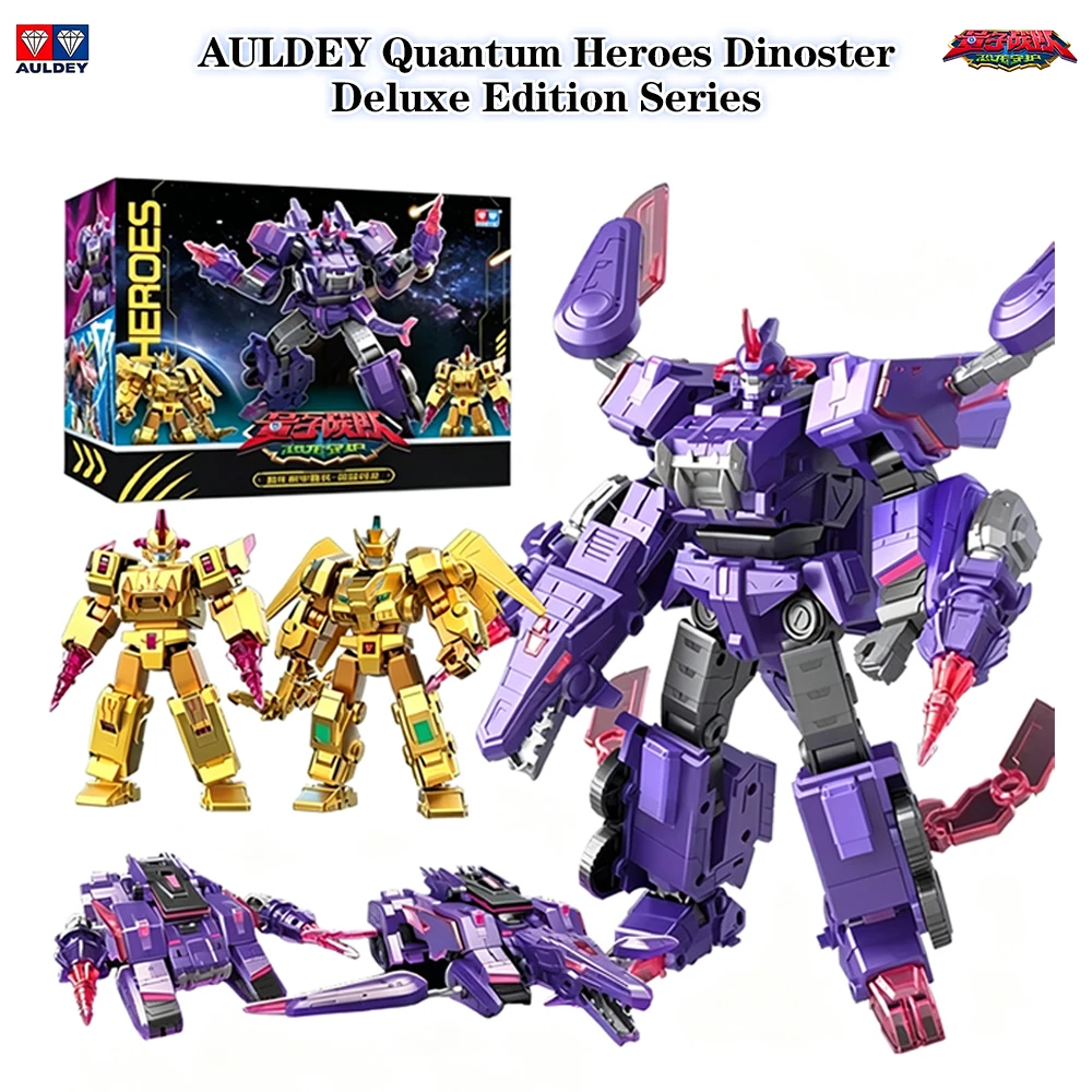 Quantum Team 2 Dino Guard Mecha Model, Zilu Demon Wind Soul Combined Robot, Transforming Alloy King Kong Boys Toy Gift,  Present