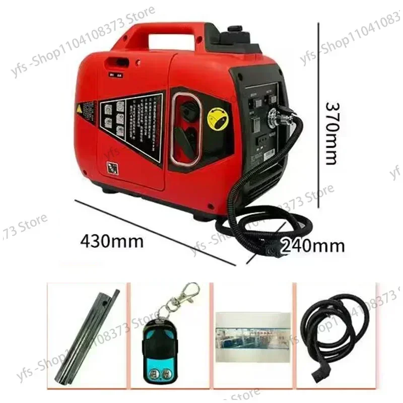 3KW Electric Vehicle Extended Range Generator Mute Portable Portable Free Installation Gasoline Engine DC Universal 48V 60V 72V