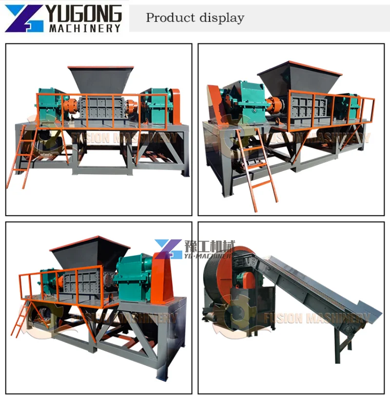 Plastic Crusher /wood/metal/waste/glass Paper Shredder Plastic Grinder Machine Scrap Metal Shredders