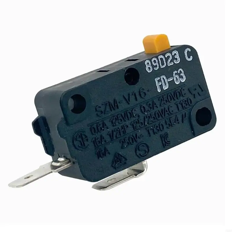 J1HF 16A 125/250V 2 Pin Normally Open Microswitch Replacement Door Switches For Industrial Automation Devices