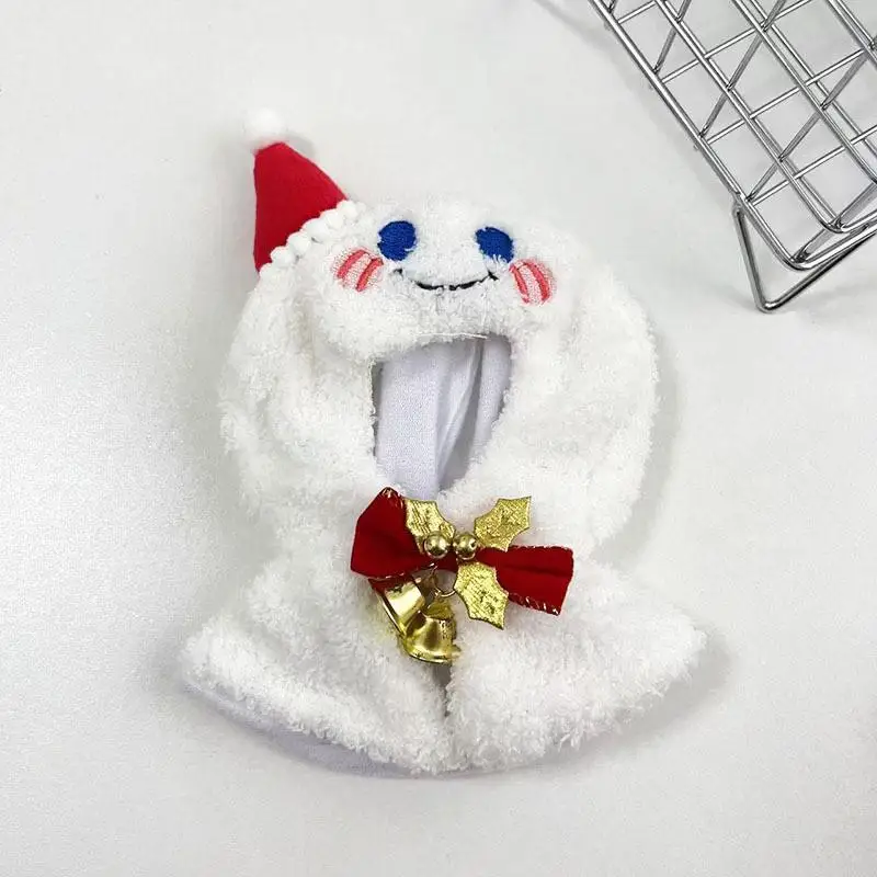 สําหรับ 16 ซม.Liila Lucky Cat จี้ตุ๊กตาสวมเสื้อผ้าเด็กตุ๊กตา Snowman Elk ผ้าคลุมไหล่น่ารักสําหรับตกแต่งคริสต์มาส