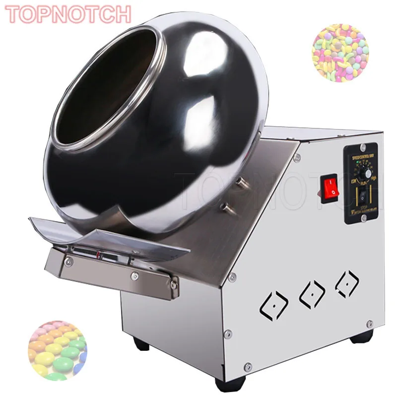 Electric 110V 220V Peanut Sugar Coating Machine Stainless Steel Chocolate Polishing Machine