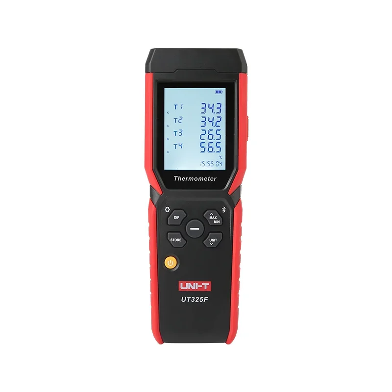 UNI-T UT325F 4-канальный термометр для ПК Bluetooth Высокоточный цифровой тестер термопары типа J/T/E/R/S/N/K