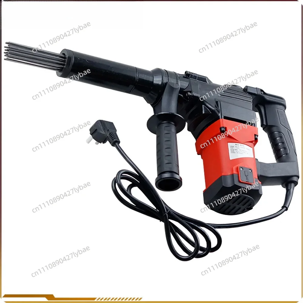 TD-53E 1100W Needle Derusting Gun Electric Jet Chisels Hand-Held Electric Needle Scaler Rust Removal Cleaning Machine New