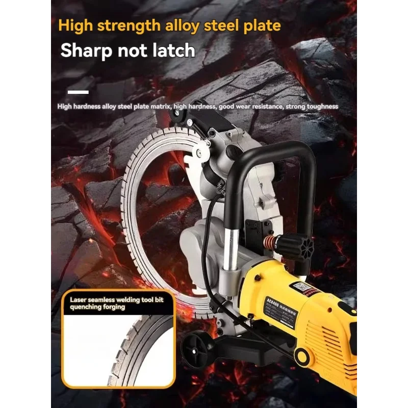 High-Power Concrete Wall Cutting Machine Dust-Free High Frequency Ring Saw Concrete Wall Puncher