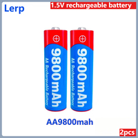 2025 New AA 1.5 V9800 MAH Rechargeable Battery, Dolidada Rechargeable New Alcalinas Drummey