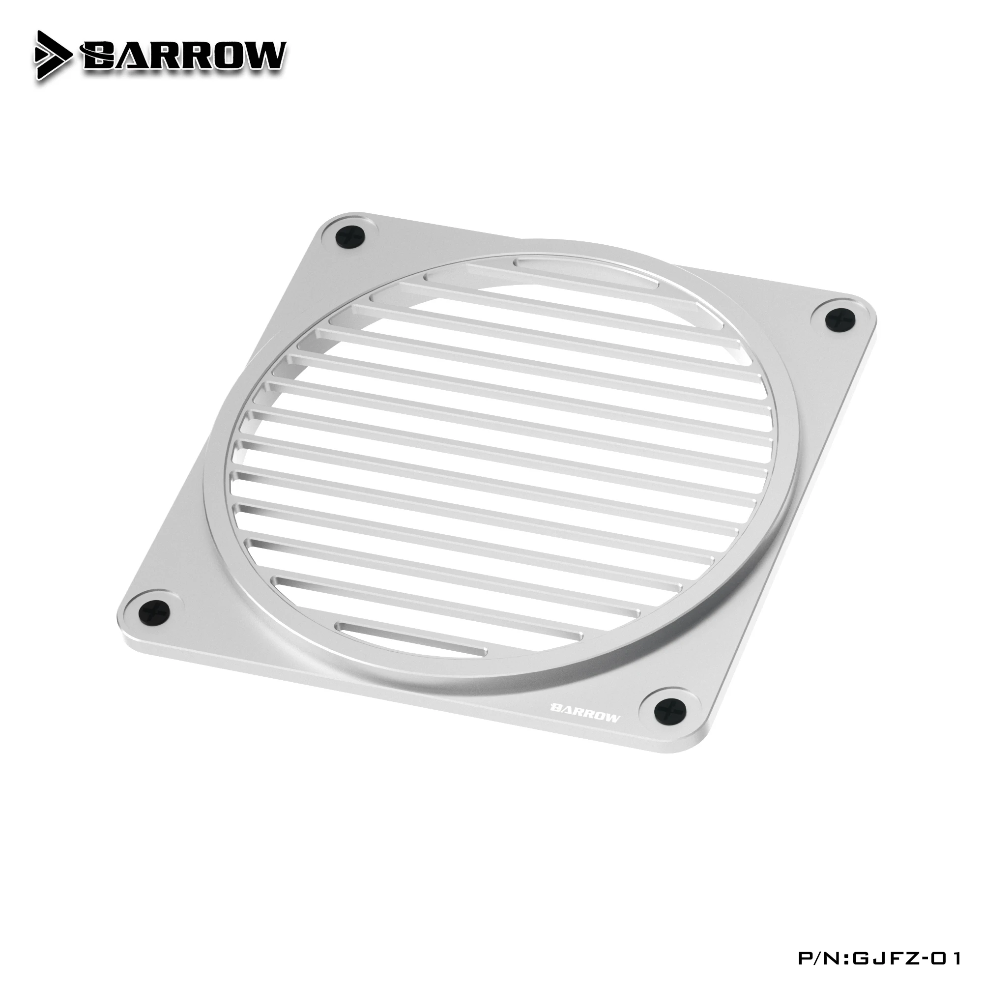 Barrow 12cm*12cm Metal Fan Cover for 120mm Fan Radiator Cooling for Computer Case Cooler Black Silver GJFZ-01