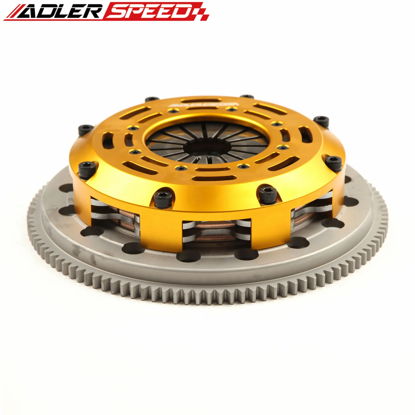 

ADLERSPEED Racing Clutch Twin Disk For Nissan SR20DET SILVIA 240SX 200SX S13 S14 Medium