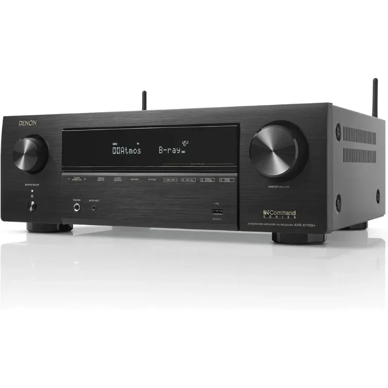 AVR 550-8500 Home Theater Receiver, 7.2-Channel, 8K Decoding, 3D Surround Sound, Voice Control, HEOS Built-In