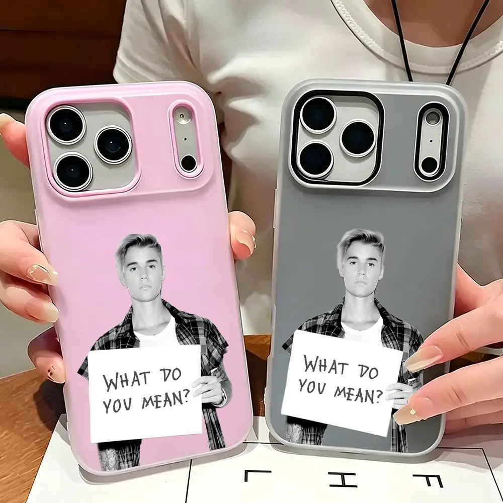 Phone Case Elly 2-in-1 Dual Layer Shockproof Case for iPhone17 /16 /15 /14/13/12 J-Justin BieberS