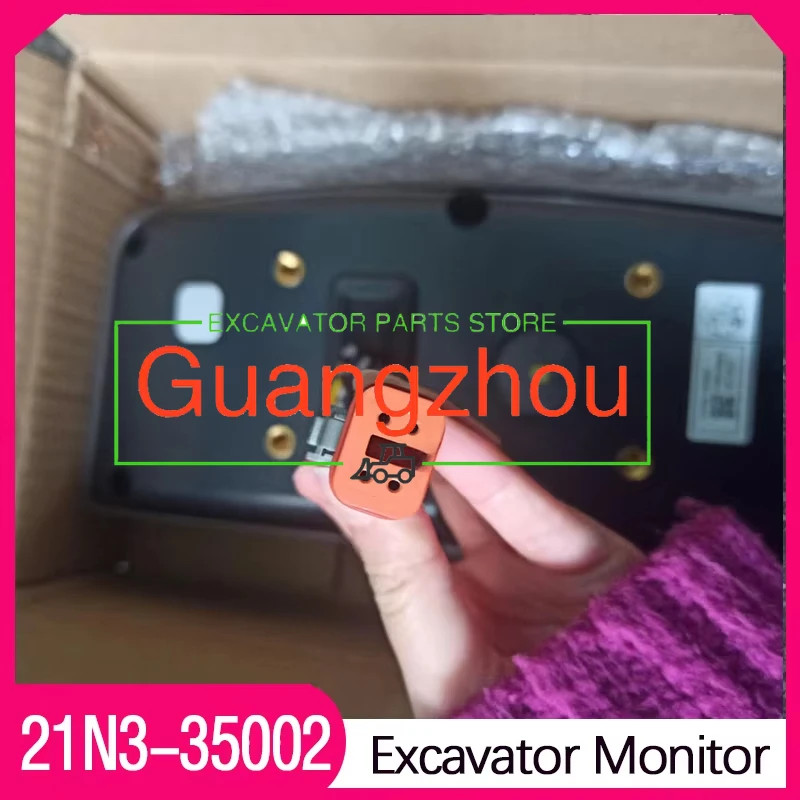 

For R220LC-7 R225LC-7 R250LC-7 Excavator 21E8-30013 21N8-30012 21N8-30015 21N3-35002 LCD Gauge Panel Cluster Monitor New