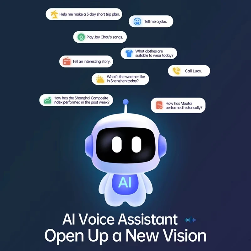 نظارات AI نظارات ذكية مكالمة صوتية تشغيل الموسيقى الرياضة عداد الخطى النظارات الشمسية AI الحوار لغة ترجمة نظارات بلوتوث #5