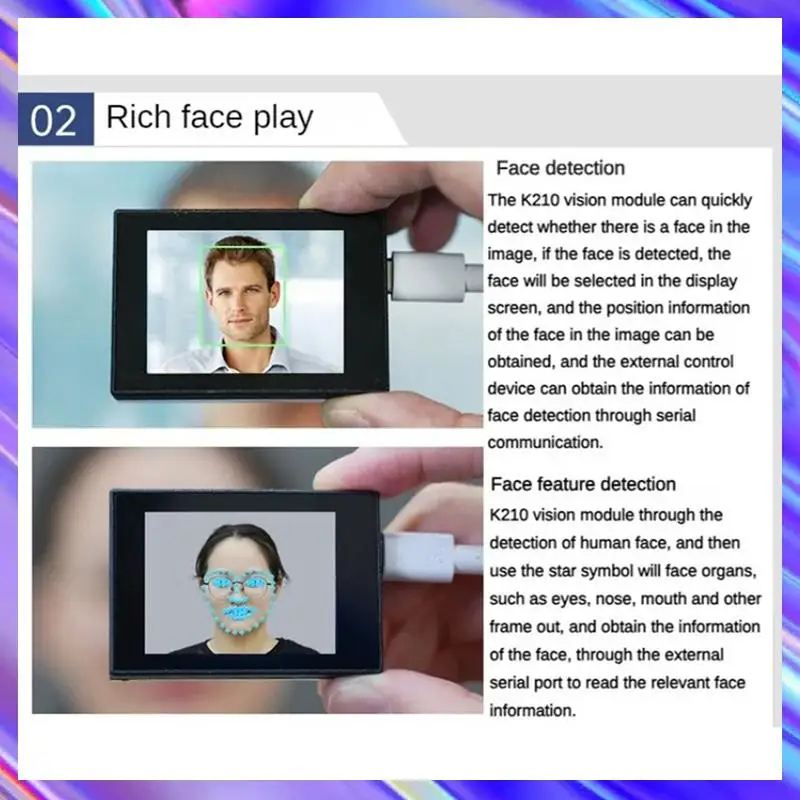 A24U 2X K210 وحدة بصرية Wondermv وحدة التعرف على الرؤية كاميرا ذكية لوحة تطوير بيثون قابلة للبرمجة B