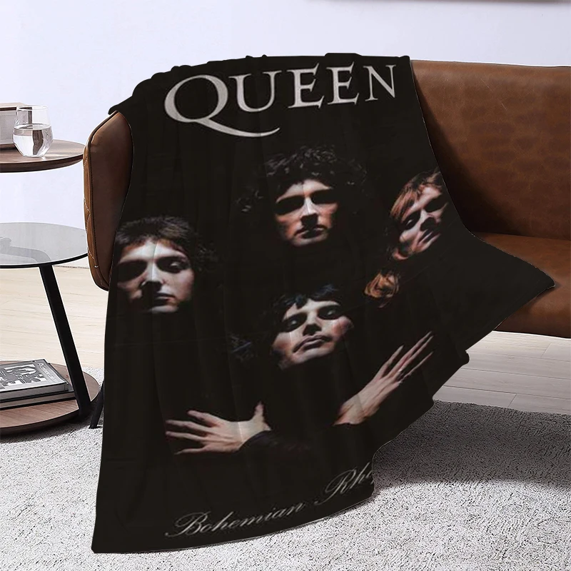 

Queen Band Music Kraft Movie Cushion Blanket Sofa Winter Microfiber Bedding Fluffy Soft Blankets & Throws Knee Fleece Nap Luxury