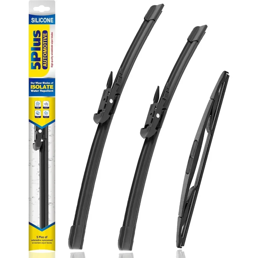 

Silicone Windshield Wipers Replacement for 20122017 Enclave with Set of 3 Blades in 24 21 12 Designed for Superior Rain and Sn