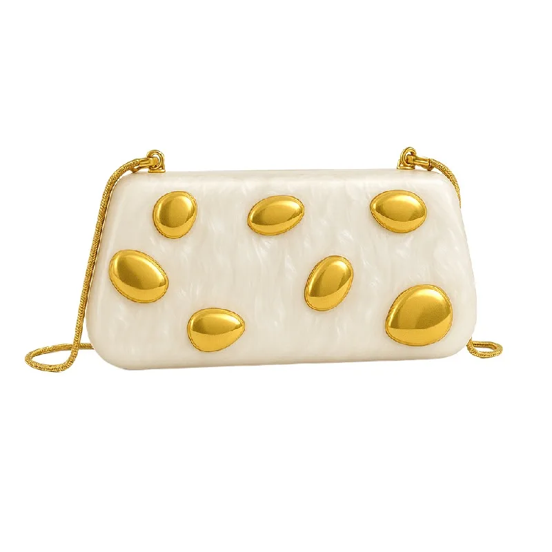 

Crossbody Bag Evening Party Special Shape Acrylic Fashion New Wedding Shoulder Clutch Shell Original Bags Women Trend 2025 Pouch