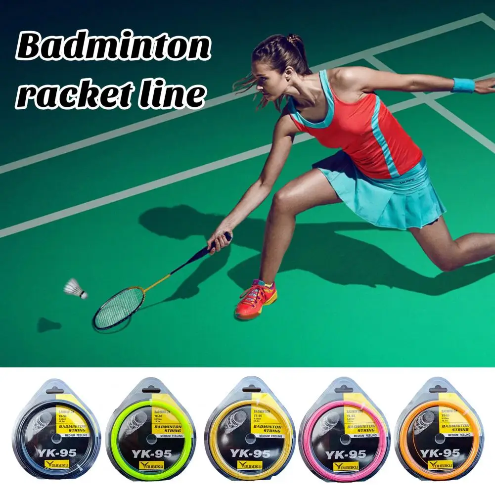 Badminton Racquet String Replacement Wear Resistant High Elastic Colorful Badminton Racket String Line Badminton Line Accessory