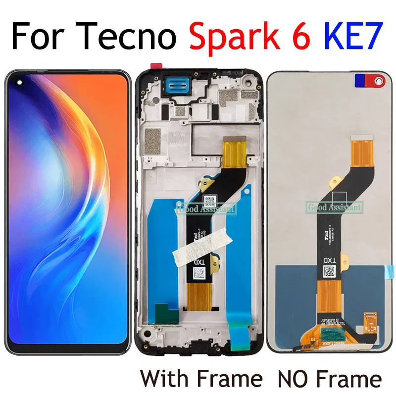 شاشة لمس LCD 6.8 بوصة للهاتف Tecno Spark 6 KE7 – تقييم شامل ونصائح عملية لاستبدال الشاشة بسهولة