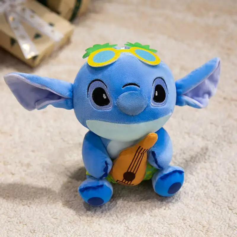 De nieuwste coole zomer Stitch knuffel gevuld knuffel cartoon anime leuk cadeau voor kinderverjaardagen leuke poppen
