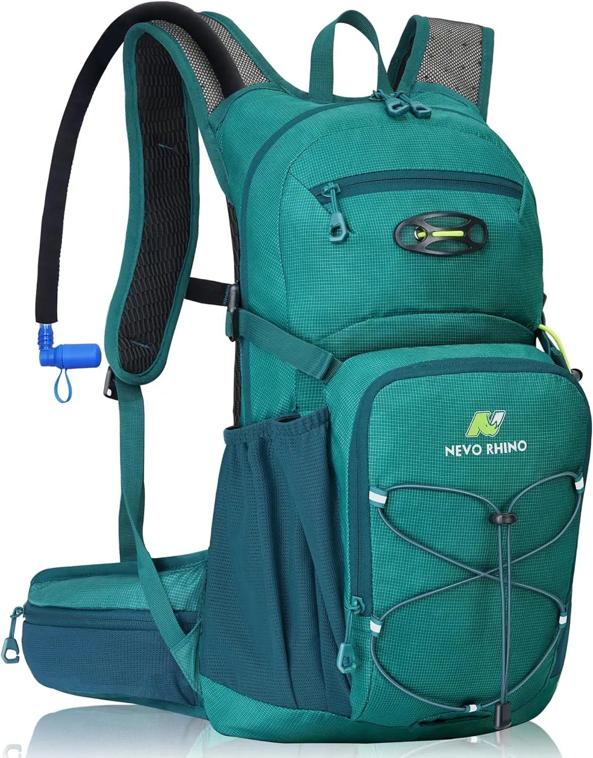 N NEVO RHINO Hydration Backpack, 18L Multipurpose Hiking Backpack with 3L Water Bladder, Water Backpack Insulated Hydration Pack