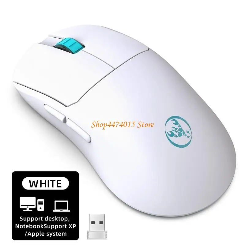 

K1AA DualMode Wireless Gaming Mouse 300mAh Battery Rechargeable 10000DPI Lightweight for Computer Gaming Mice