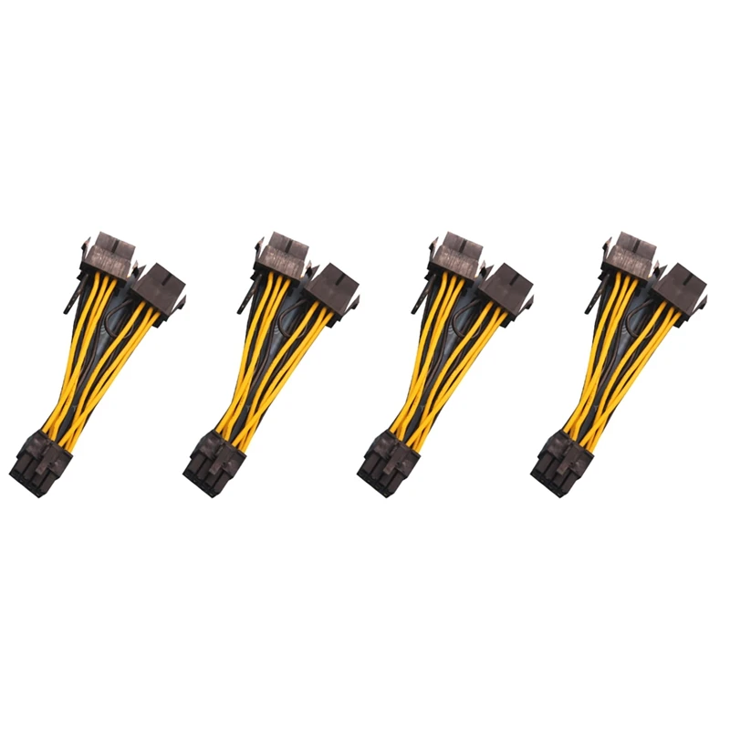 

4X 8Pin To Dual 8Pin(6+2) Power Cable GPU Power Cable For Tesla K80 M40 M60 P40 P100