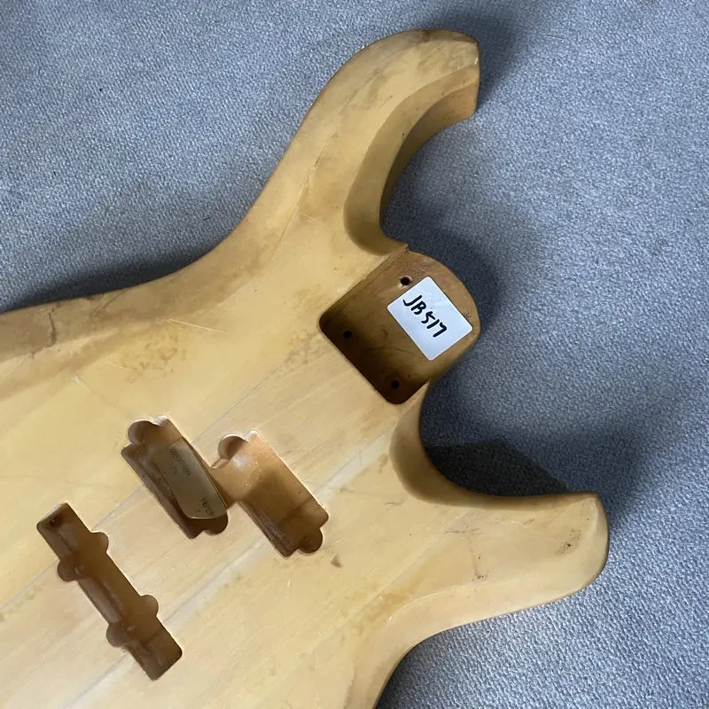 JB517 Natural Color Active PJB Pickups 4 Or 5 String Electric Guitar Bass Body Solid Wood Right Hand DIY&Replace Parts