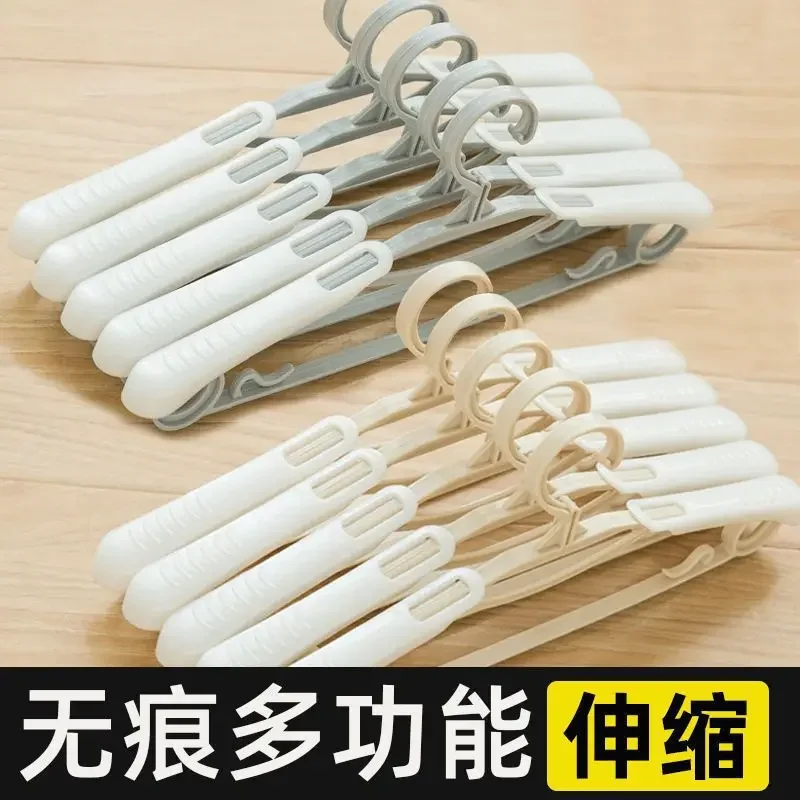 DSA retractable hangers 20 household clothes hangers, non-marking clothes hangers, bold anti-shoulder corners, clothes drying