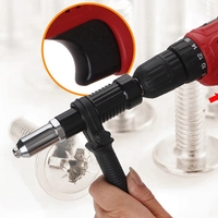 ABCA-Rivet Gun Adapter Core-Pulling Rivet Gun Conversion Joint Electric Drill Rivet Machine Pull Rivet Rivet Gun Head