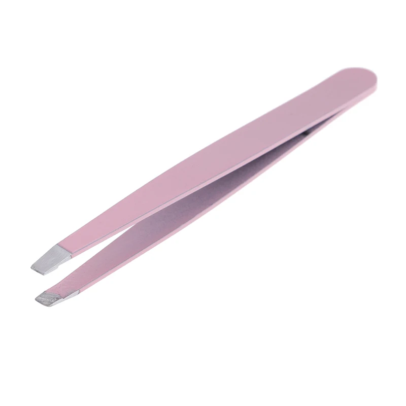 1 個の厚さのステンレス鋼ピンセット帯電防止メンテナンスつけまつげピンセット眉毛メイクツール用