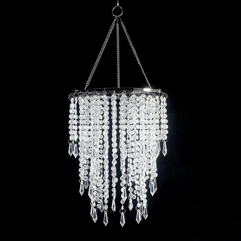 

Европейская свадебная люстра, металлическое потолочное украшение, акриловое украшение для наружного отеля