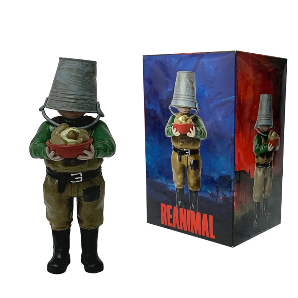 Heiß begehrte GK Reanimal Anime-Figur: Reaktive Tier-Eisenfasskopf-Spiel-Figur aus PVC – Trendige Ornamente, Action-Sammelmodell-Puppe