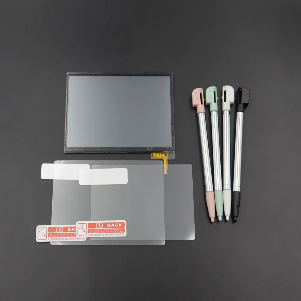 1Set Touch Pen + Clear Protective Film Touch Screen Digitizer Repair Parts For NDSL Game Console Replacement Repair Accessories