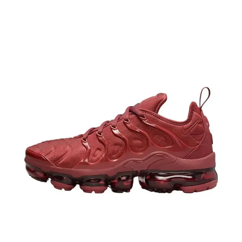 حذاء الجري Nike Vapormax Plus مريح، ممتص للصدمات، غير قابل للانزلاق، مقاوم للاهتراء للرجال والنساء، White Warrior