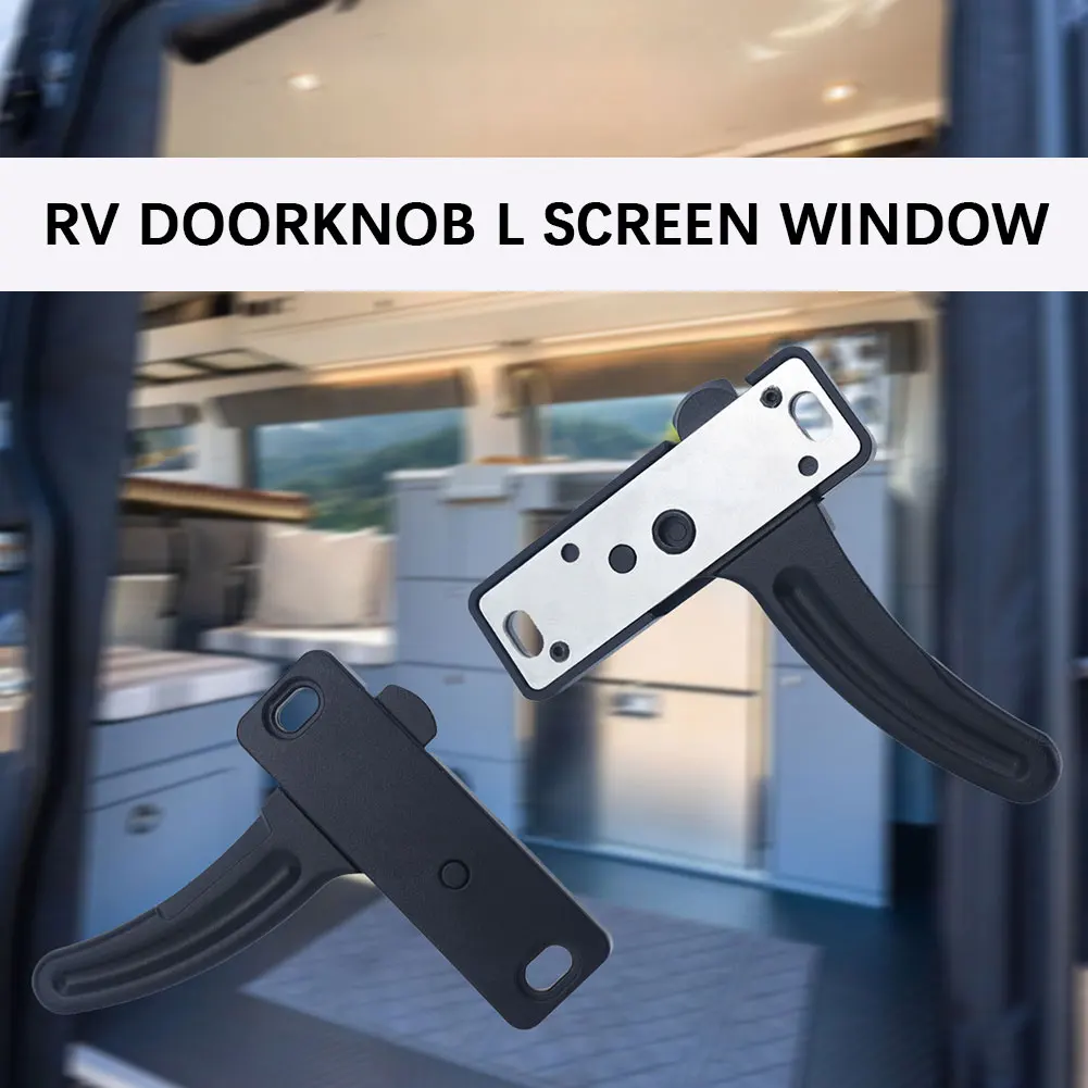 RV Campers Screen Door Handle-Latch Campers Door-Latch Handle Kit For Cargos Trailer