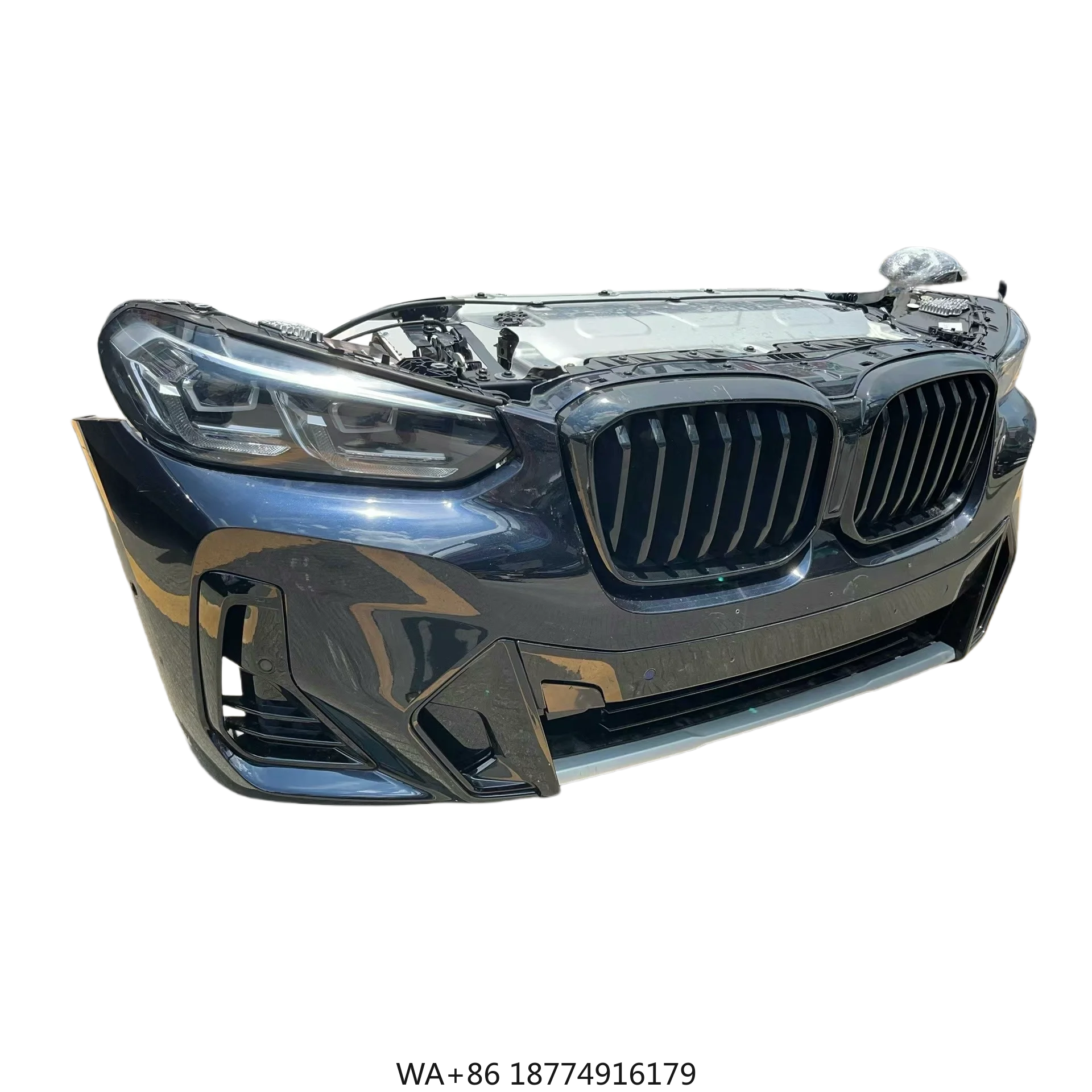 

Auto Spare Parts Body Kit Including Headlights Kid Black Front Car Bumpers Assembly for X3 G08 X4 G02