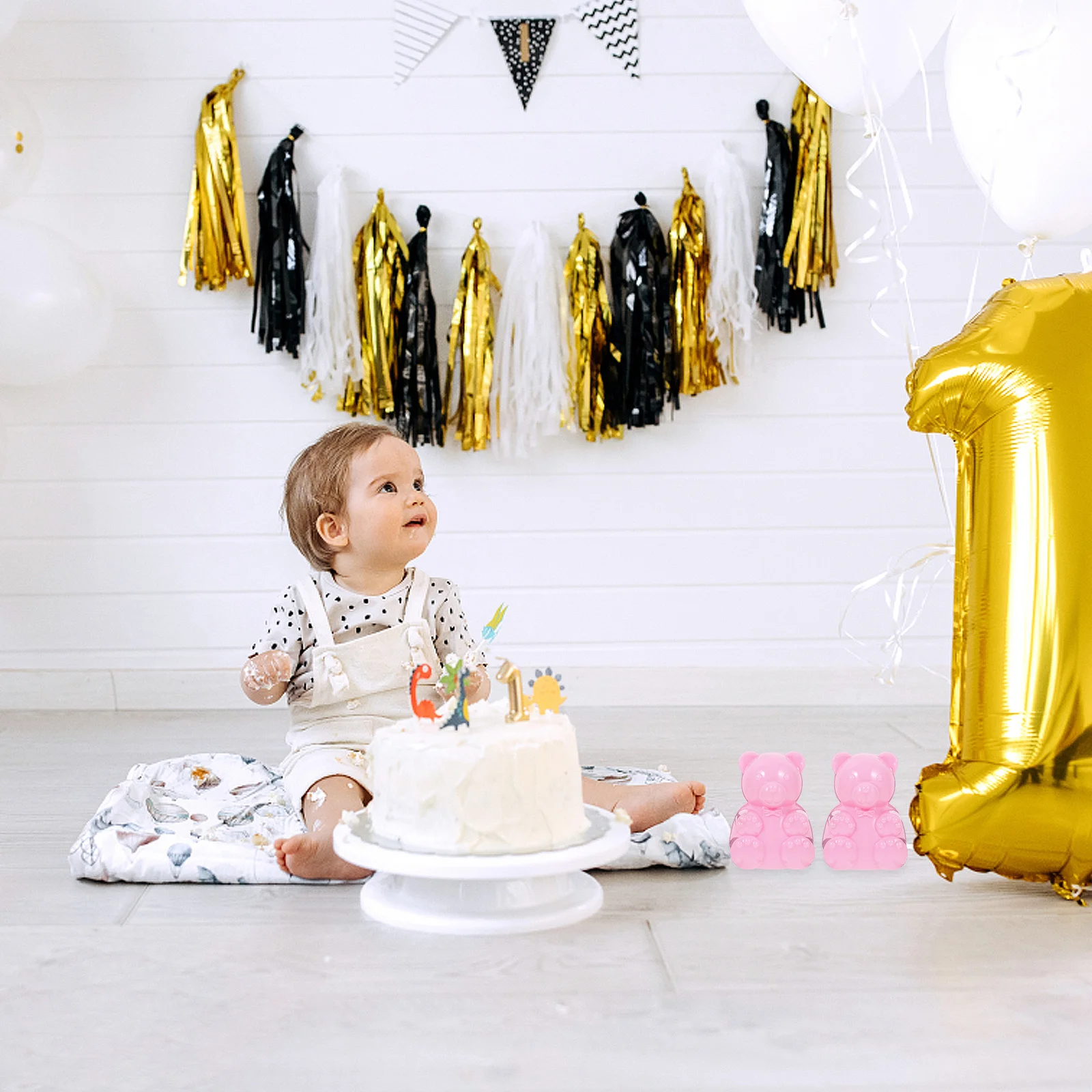 

12pcs Bear Shaped Candy Sturdy Treat Packaging Wedding Birthday Party Favor Storage Small Gift Boxes Bulk Cute Snacks Containers