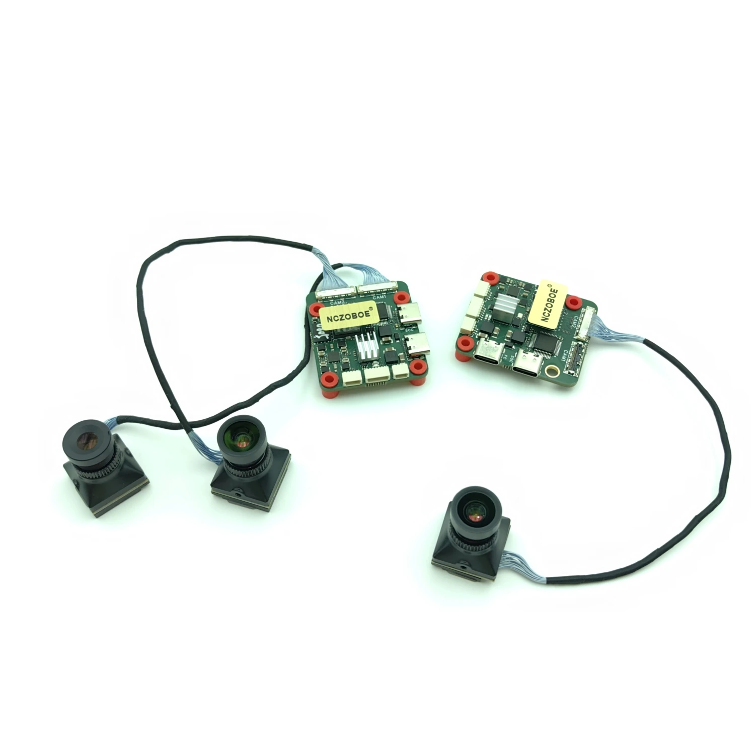 NCZOBOE Ai-FC-2 AI Guidance Flight Controller, Open Source Betaflight Firmware Drone FPV Fixed Wing Flight Controller
