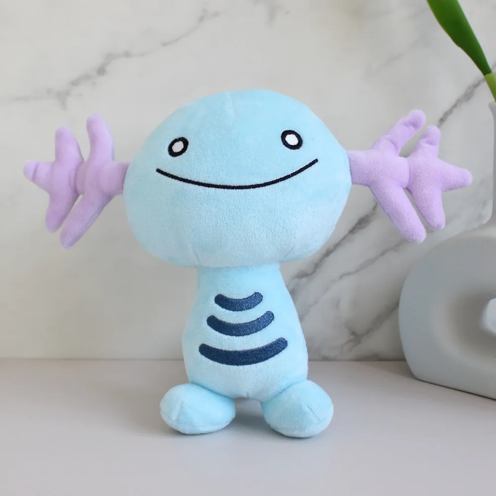 Caliente Paldean Wooper juguete de peluche Kawaii Wooper Paldean muñeca suave relleno juguetes de animales de peluche figura de juego de dibujos animados Wooper juguetes para chico